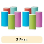 Core Innovations Thermal Printer Paper & Sticker Bundle, (3) Adhesive & (2) Paper Rolls for Photos, Labels & Stickers, White (5 Rolls)