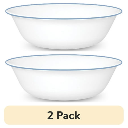 (2 pack) Corelle Amelia 18 oz Glass Cereal/Soup Bowl
