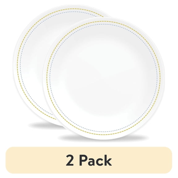 (2 pack) Corelle Amelia 8.5" Glass Salad Plate