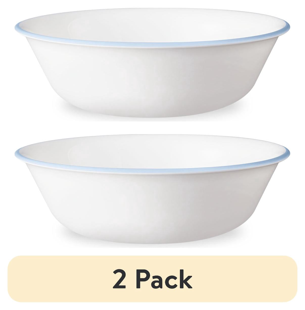 (2 pack) Corelle Blue Ribbons 18oz Soup/Cereal Bowl