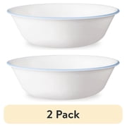 (2 pack) Corelle Blue Ribbons 18oz Soup/Cereal Bowl