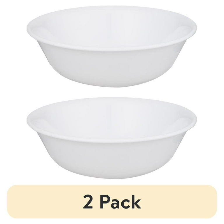 Corelle Winter Frost - Piatti piani in vetro, confezione da 6, 26 cm, colore: Bianco
