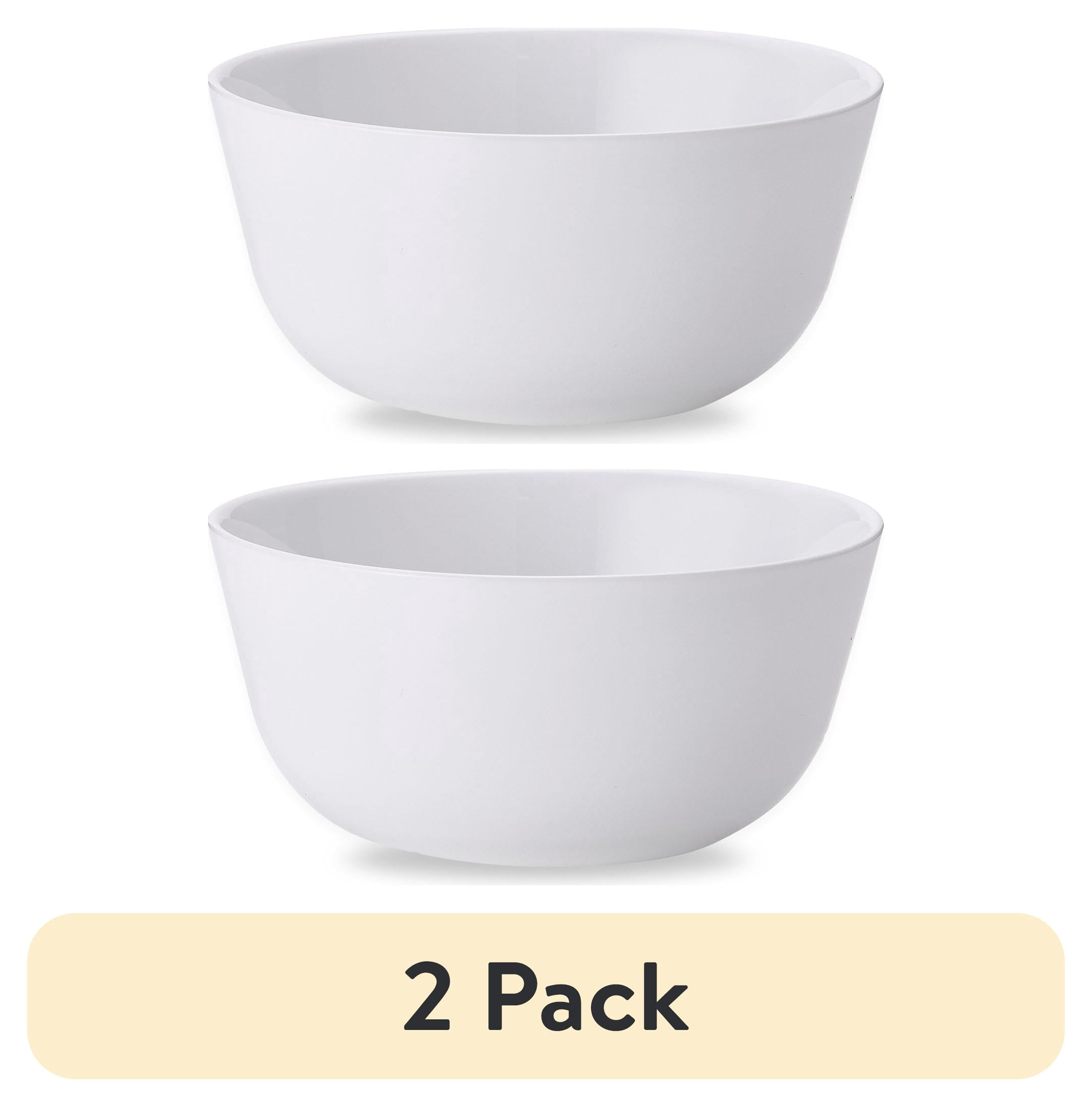 (2 pack) Corelle Winter Frost White, Round Berry Bowl, 12-oz