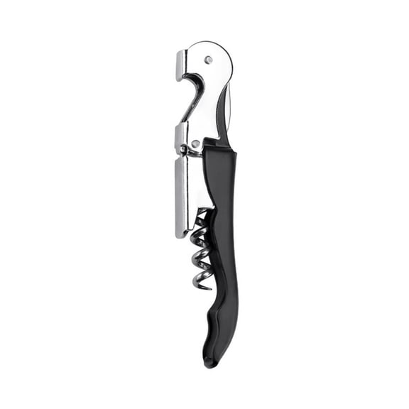 2 pack Corkscrew, Professional Wine Opener ,Manual Wine Bottle Opener for Servers, Bartenders and Waiter Black