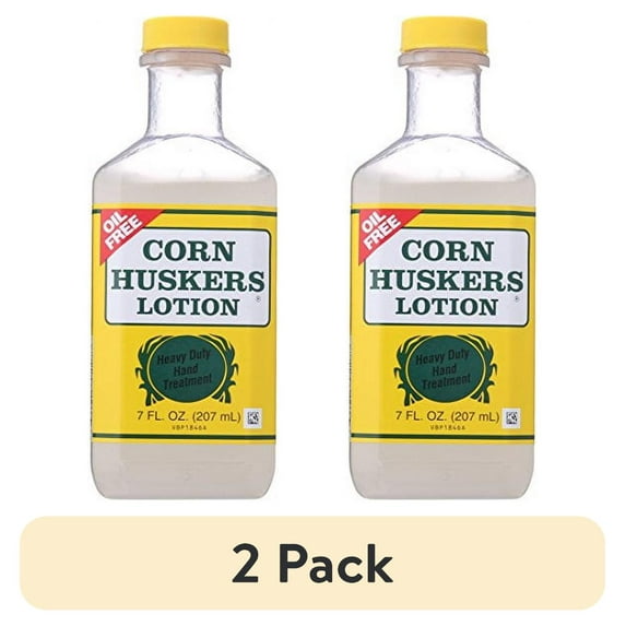 (2 pack) Corn Huskers Heavy Duty Oil-Free Hand Treatment Lotion, 7 Fluid Ounce