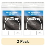 (2 pack) Cortland Fairplay 7.5' Tapered Leader, No Loop, 4X, 6-Pound Test, 605053