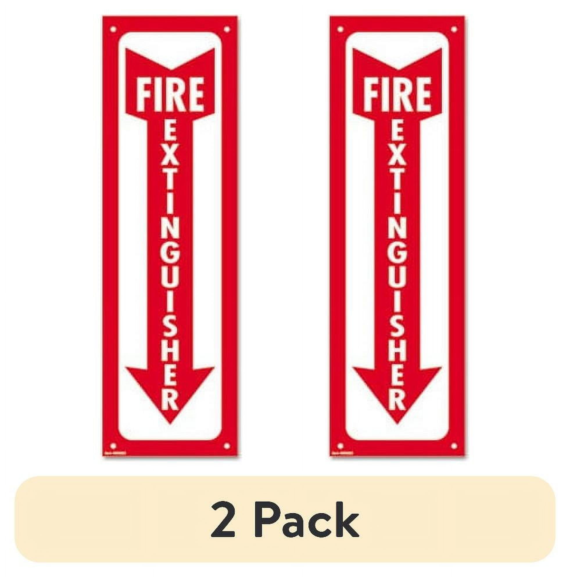 Cosco Glow In The Dark Safety Sign Fire Extinguisher 4 X 13 Red 098063   Walmart Supplies - View #7