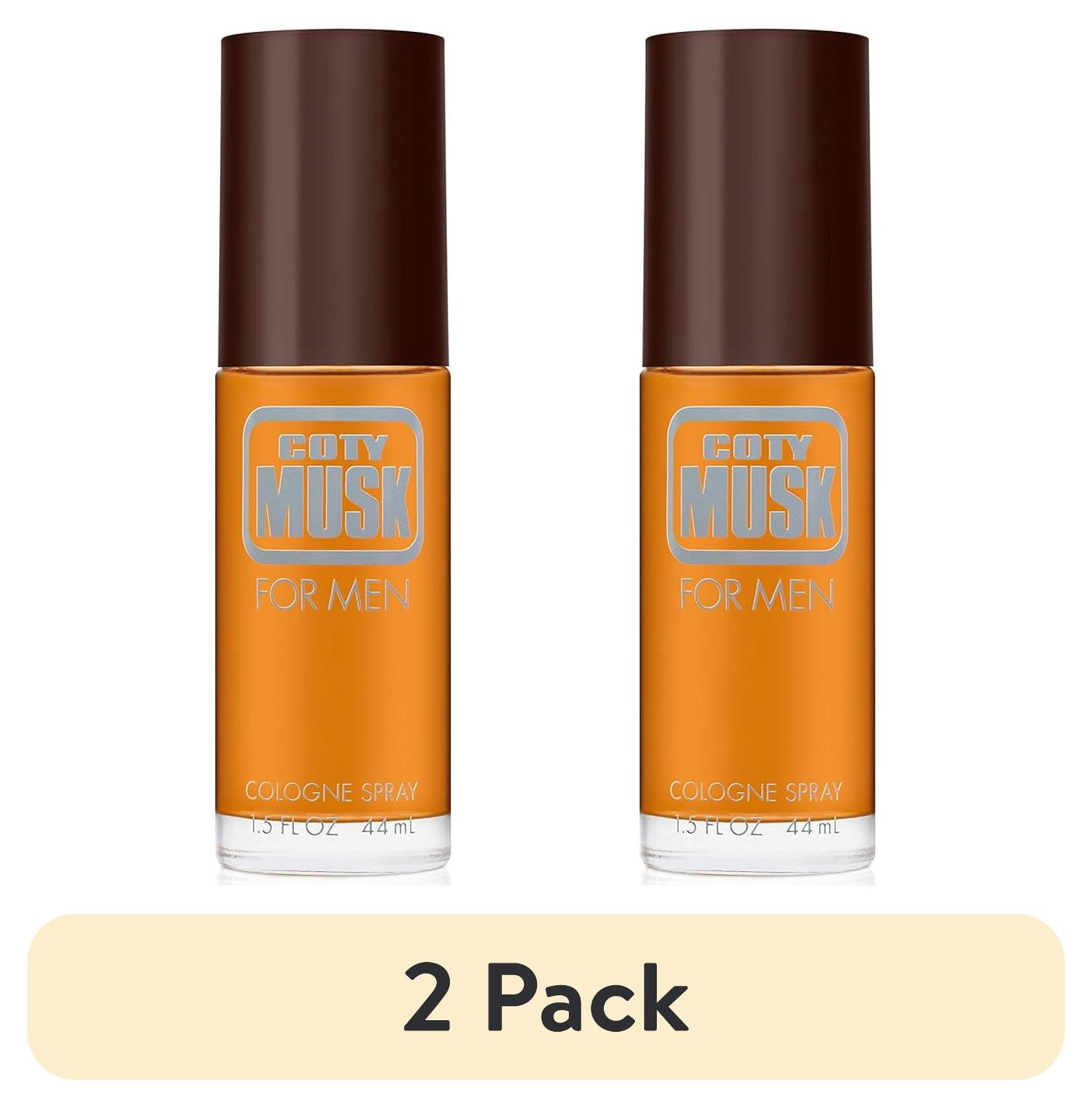 (2 pack) Coty Musk Cologne Spray for Men, 1.5 fl oz
