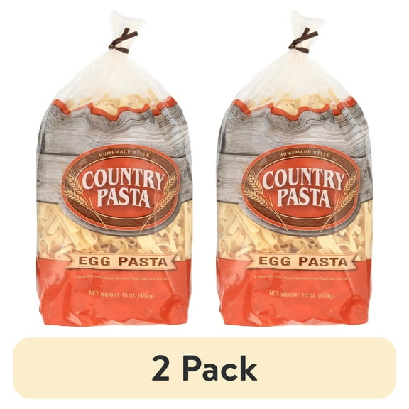 (2 pack) Country Pasta Homemade Style Egg Pasta, 16 oz