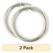 2 pack Cousin DIY Coated Copper Wire, Silver Finish, 18 Ga, 14 ft Roll