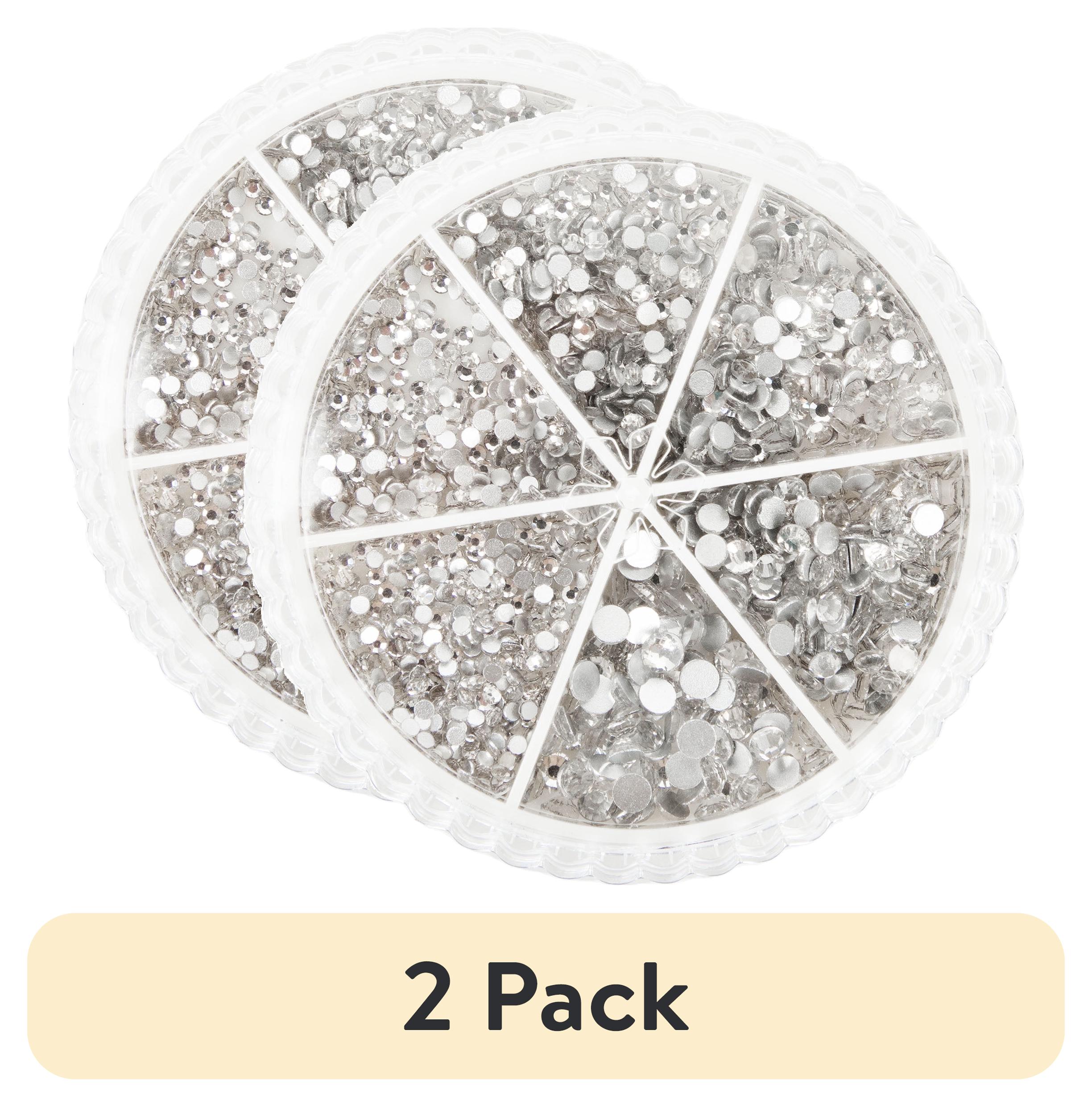 Strass Acryliques Ronds à Dos Plat - Diamètre 25 Mm, Lot De 25, Couleur Blanc | Pour DIY, Vêtements, Déco, Artisanat
