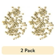 Cousin DIY Crimp Tube and Beads Set, Silver Finish, 100 Pieces