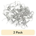 thumbnail image 1 of (2 pack) Cousin Metal Fishhook Earwires, Silver, 136 Piece, 1 of 11