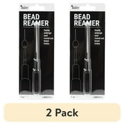(2 pack) CousinDIY Plastic Handle Bead Reamer, Steel Colour Black, 0.2 lb