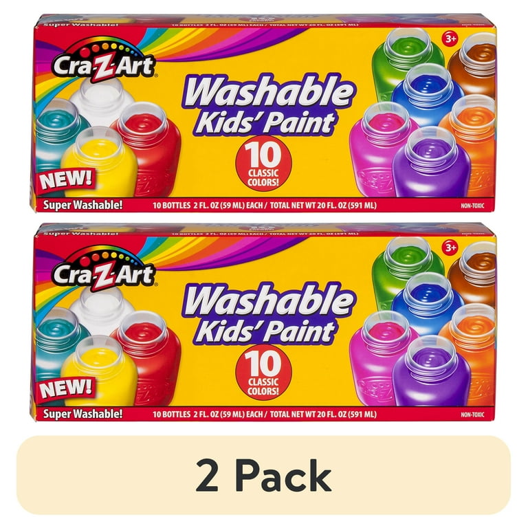 2 pack) Cra-Z-Art Poster Paint Pots - 10 Count, 2oz - Walmart.com