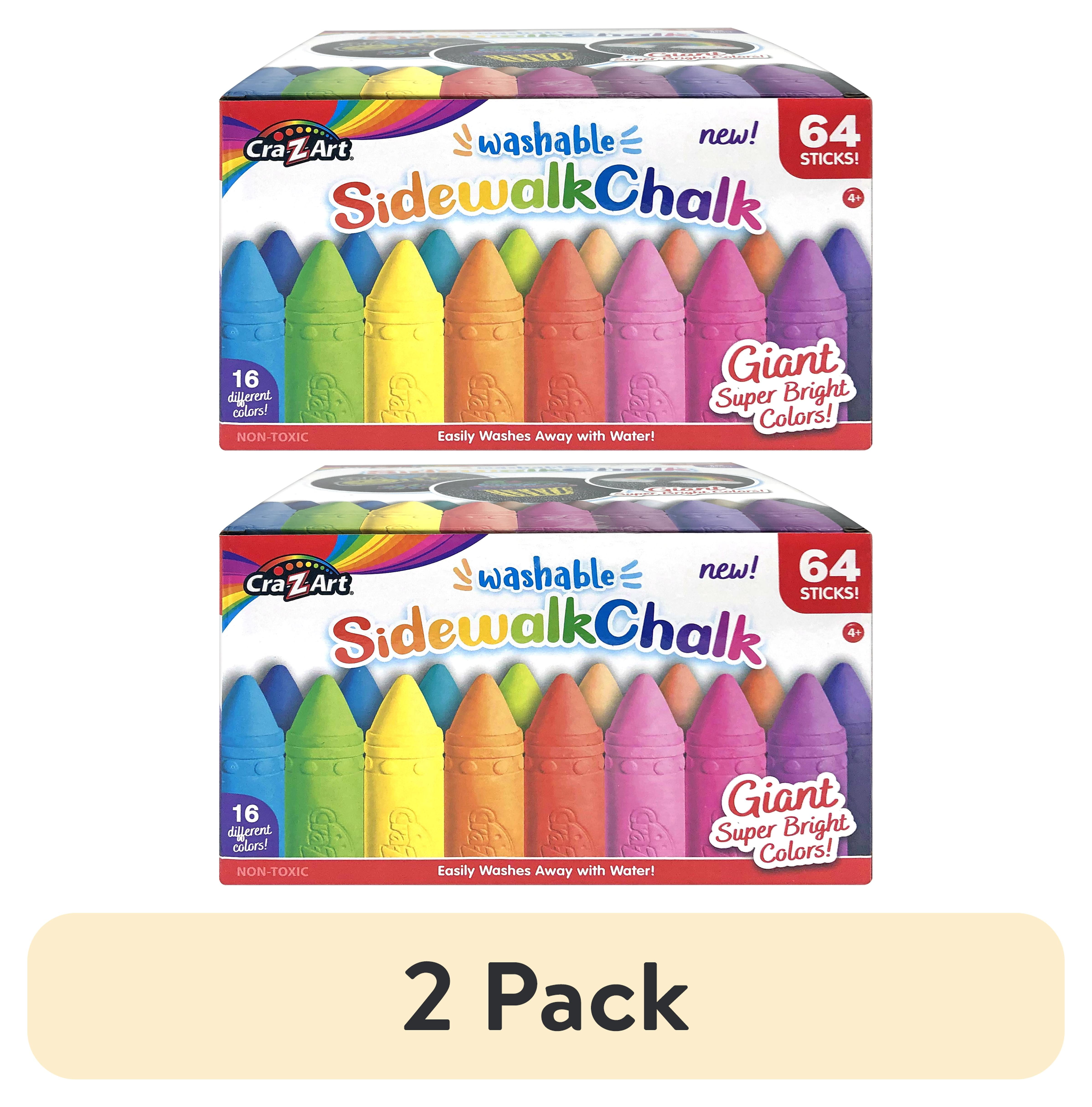 Crayola Chalk Colors 64 Chalk Holder Ultimate Washable Sidewalk
