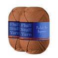 thumbnail image 1 of (2 pack) Craftbud Cotton Yarn For Crocheting And Knitting, (250 Yards) Worsted Medium #4 Crochet Yarn For Beginners, Rust, 1 of 2