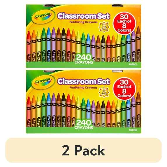 (2 pack) Crayon Classroom Set, 4PK