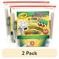 thumbnail image 1 of (2 pack) Crayola Creativity Tub, Art Set, 102 Pcs, Arts & Craft Supplies, Creative Toys, Screen Free Activity, Coloring Gift for Kids, 1 of 10