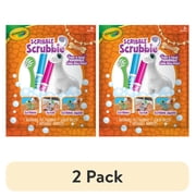(2 pack) Crayola Scribble Scrubbie Dino Pets, 1 Ct, Dinosaur Animal Toys with Markers, Craft Kit, Coloring Gift for Kids, Ages 3+