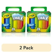 Crayola Washable Sidewalk Chalk, 24 Ct, Outdoor Toys, Summer Activities for Kids, Arts and Crafts, Gifts for Kids, Ages 4, 5, 6, 7