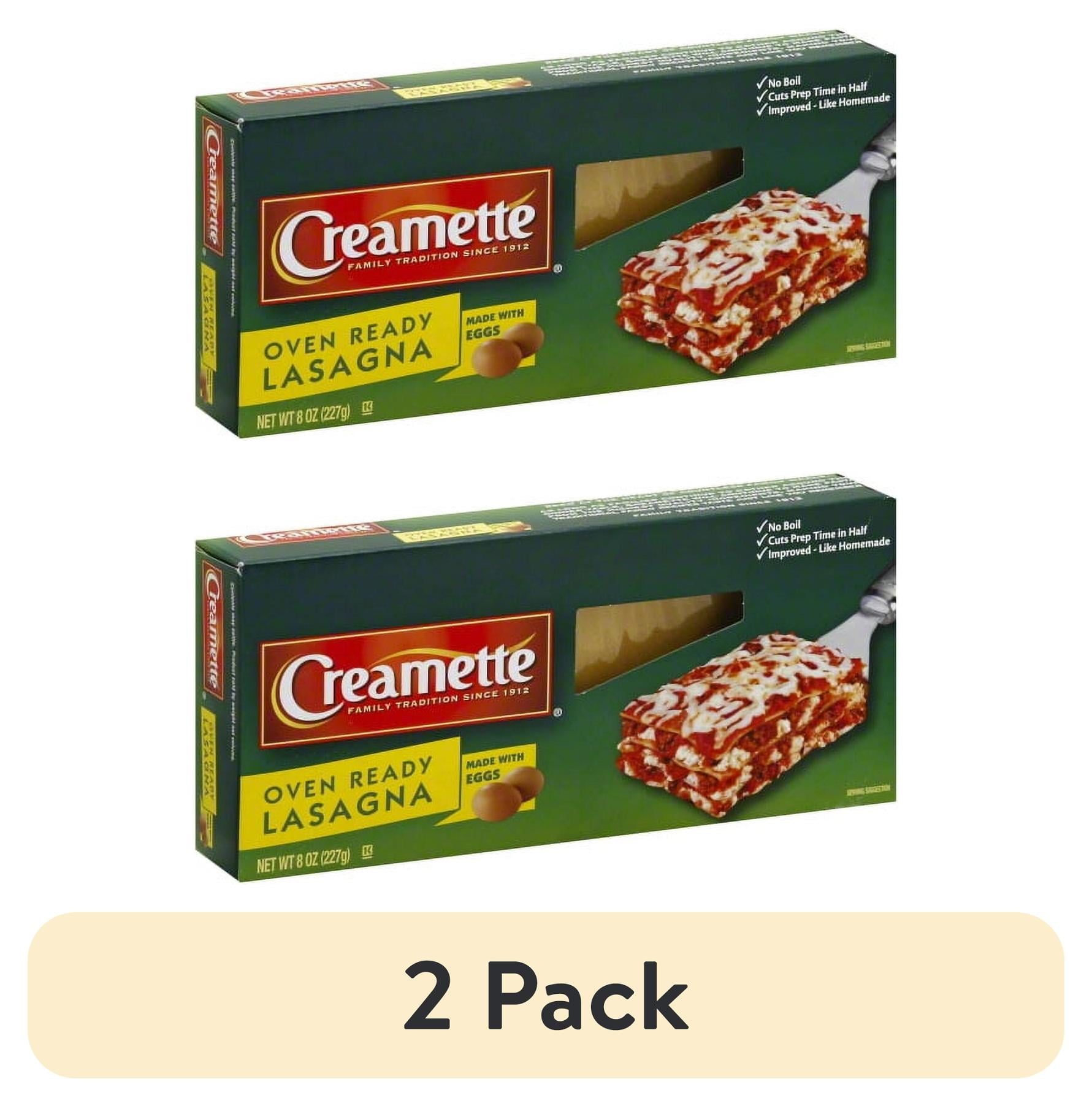 Creamette 8 oz Oven Ready Lasagna Pasta - Walmart.com