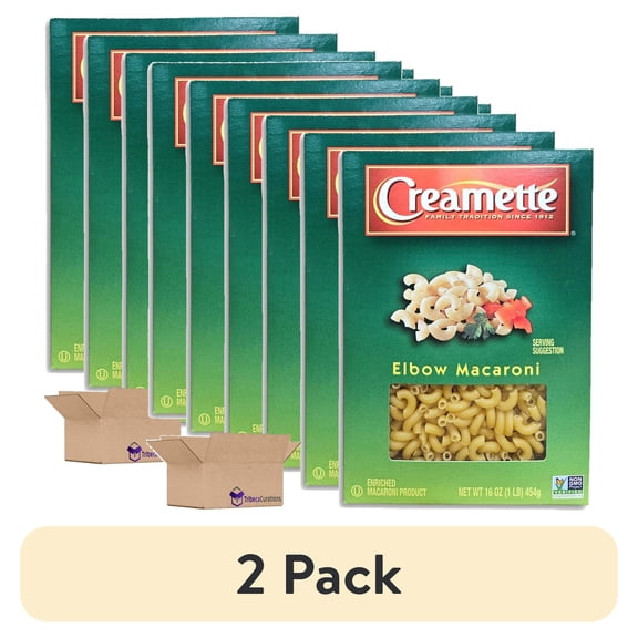(2 pack) Creamette Creamette Elbow Macaroni Pasta Value Pack 16 Ounce | Pack of 6