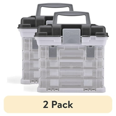 (2 pack) Creative Options White Small Rack Storage System