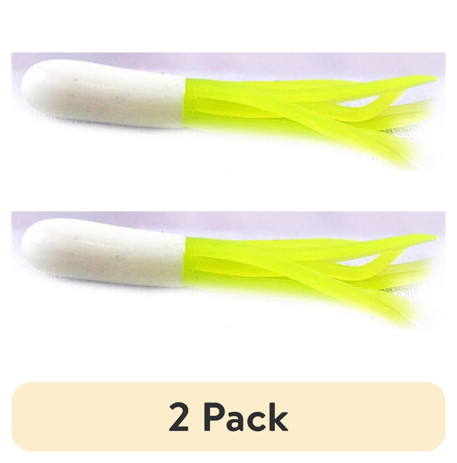(2 pack) Creme Mini Tail Lures, Glow