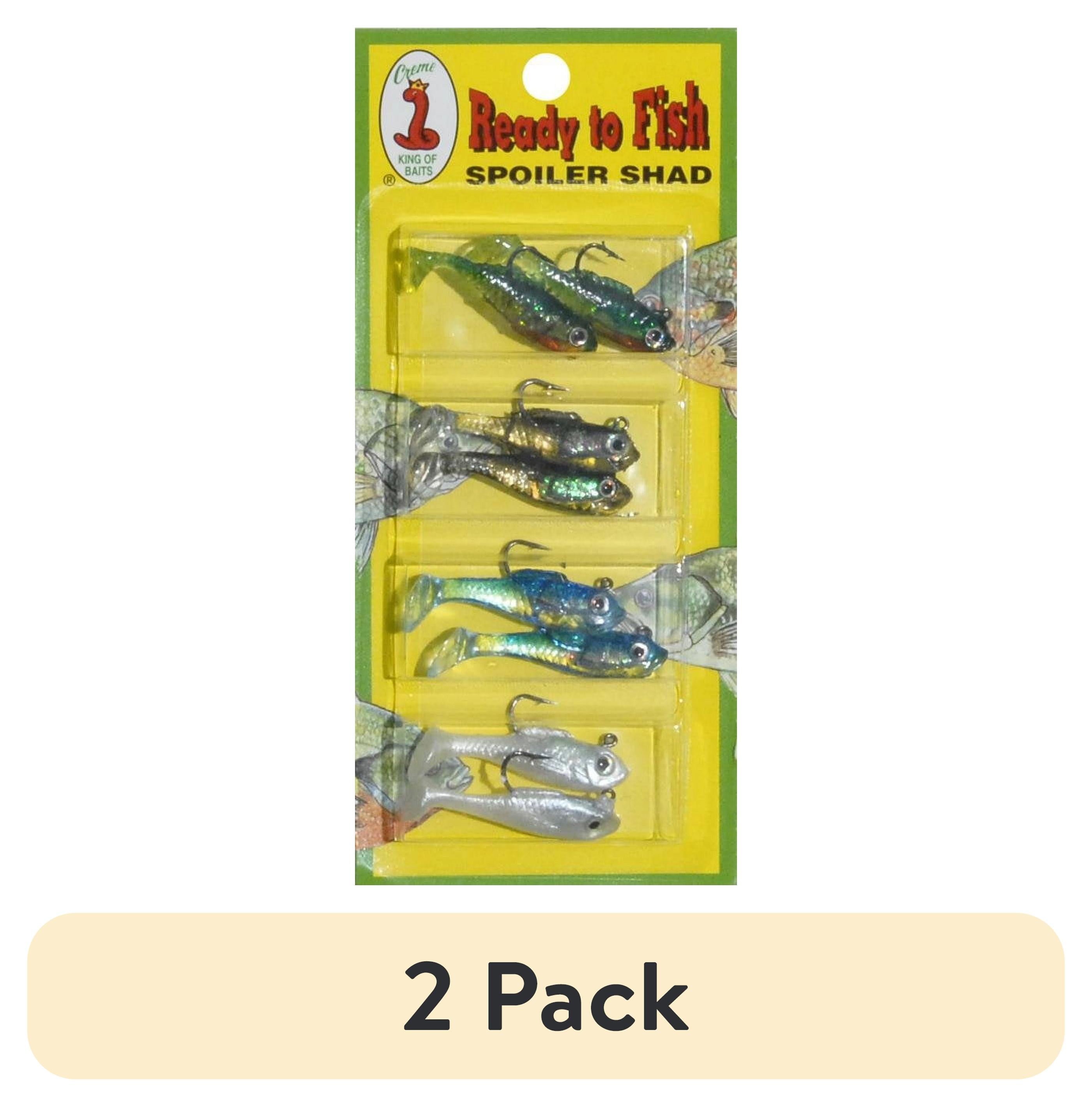 (2 pack) Creme Spoiler Shad Kit Assortment, 8 Piece