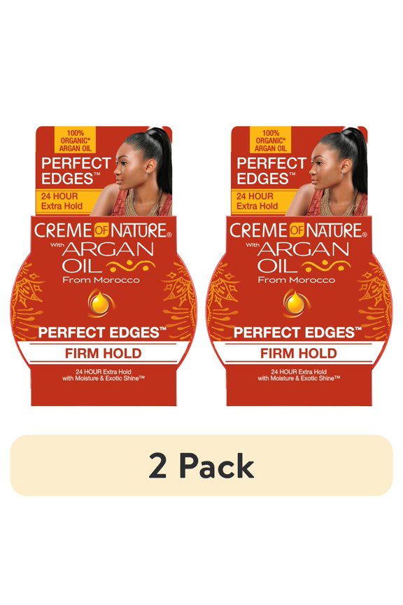 (2 pack) Creme of Nature Perfect Edgesâ„¢ Firm Hold Edge Control with Argan Oil, 2.25 oz