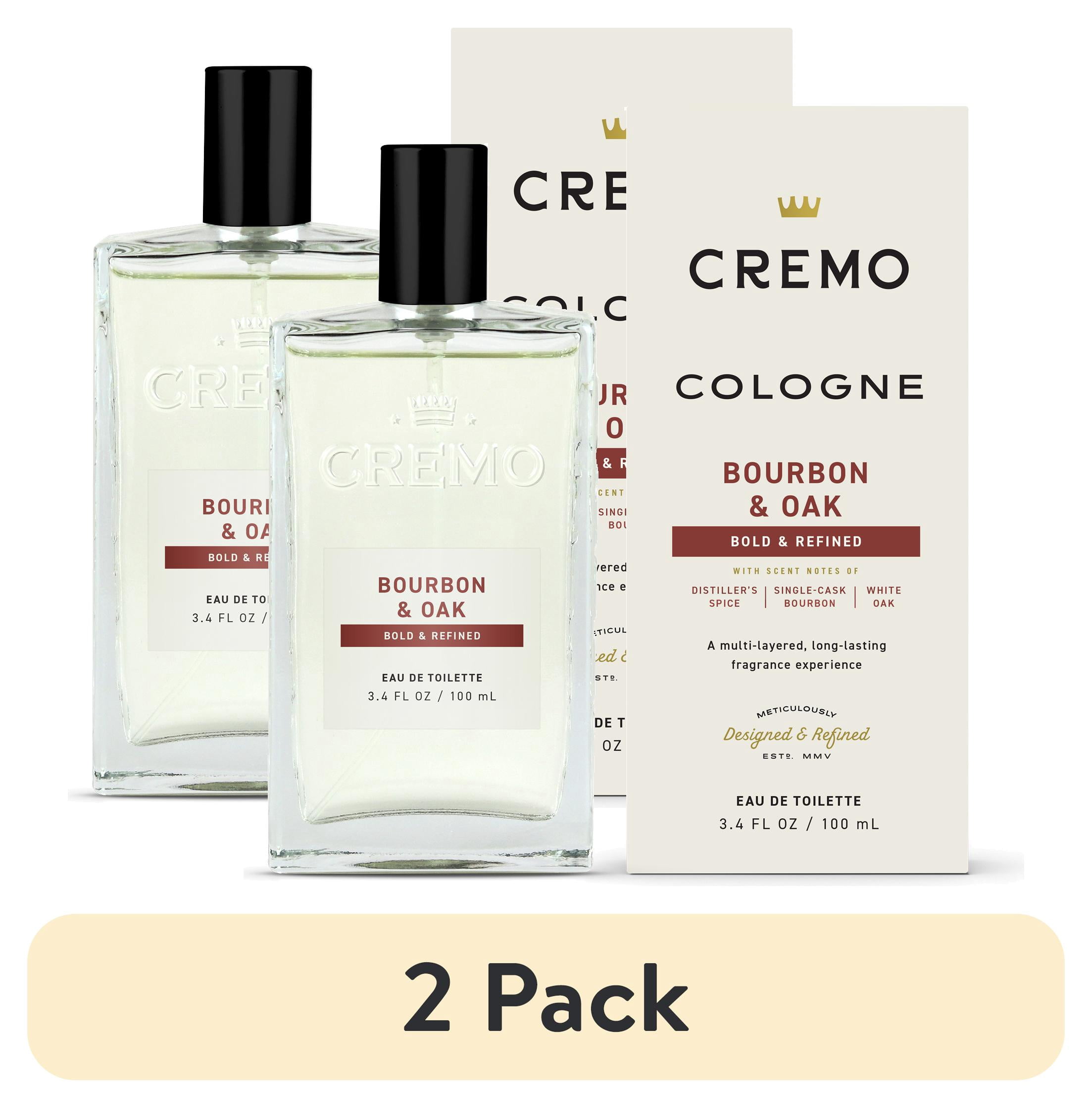 cremo tobacco bourbon Cologne Eau de Toilette, and Oak, 3.4 oz At its heart lies the smooth Bourbon Vanilla Cremo perfume -