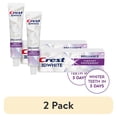 thumbnail image 1 of (2 pack) Crest Toothpaste, 3D White Brilliance Vibrant Peppermint Teeth Whitening Toothpaste, 2.4 oz, 1 of 16