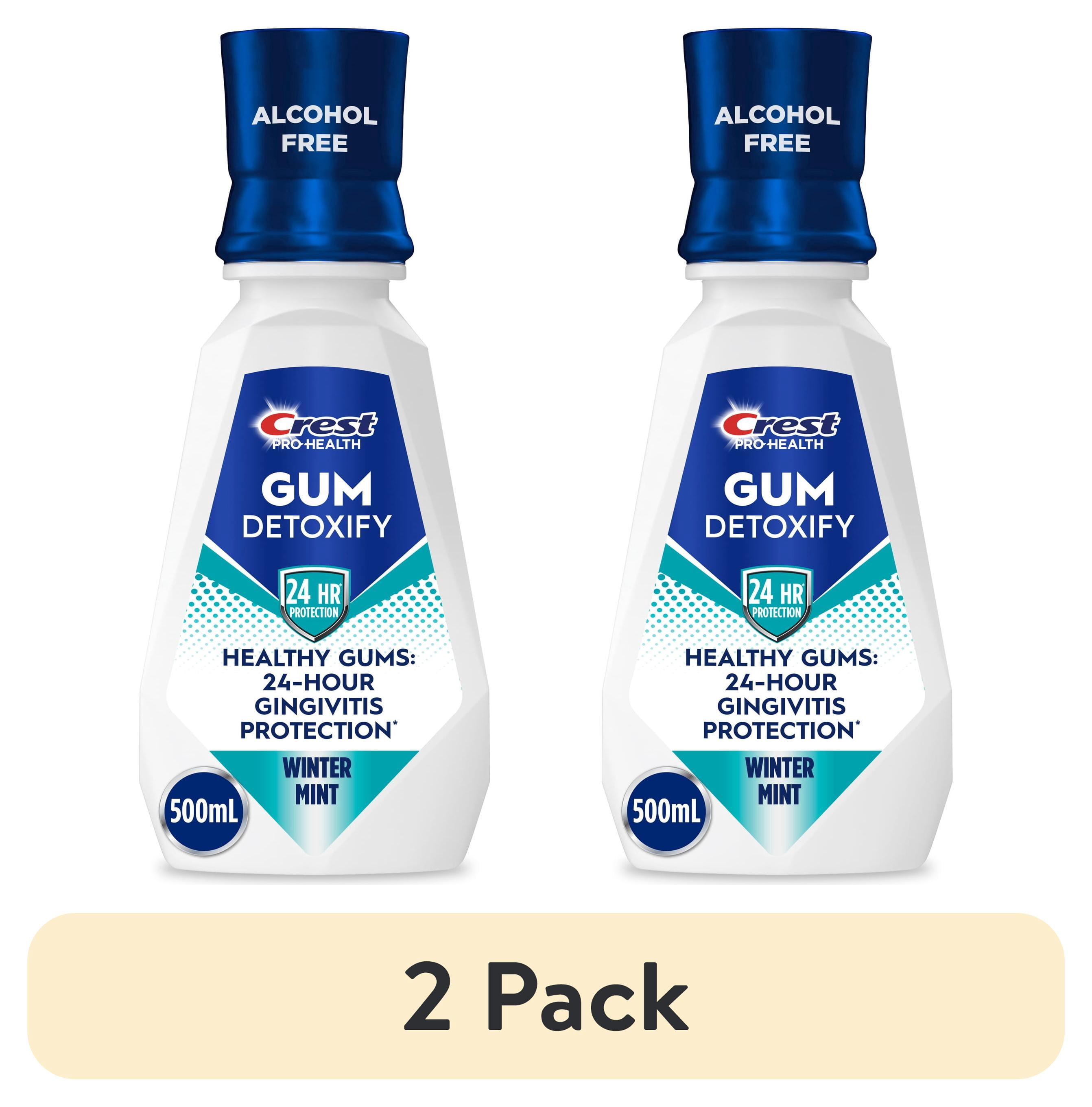 2 pack) Crest Mouthwash, Pro-Health Gum Detoxify Mouthwash/Mouth