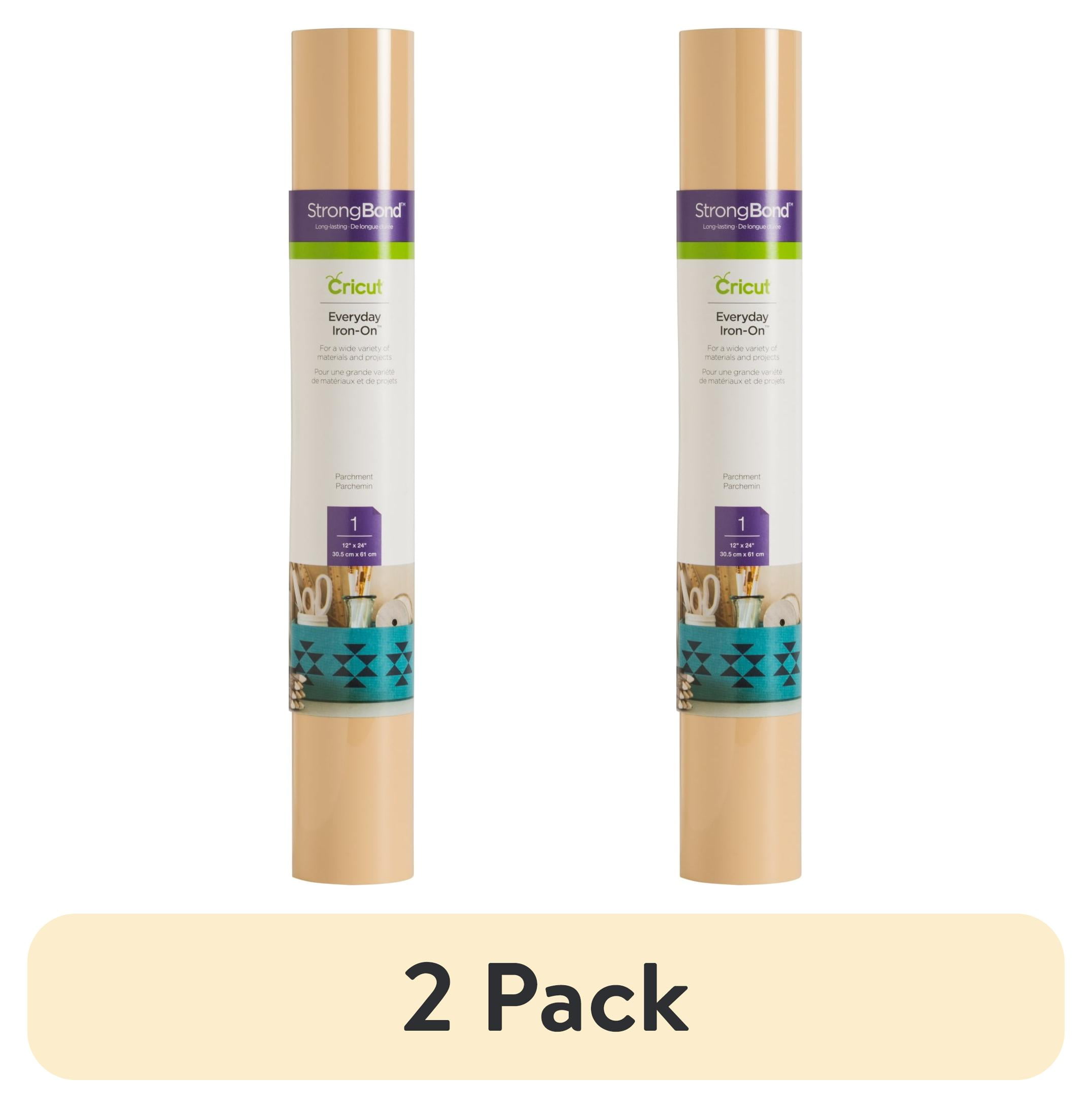 (2 pack) Cricut® Everyday Iron-On™, Parchment, 12"x24"