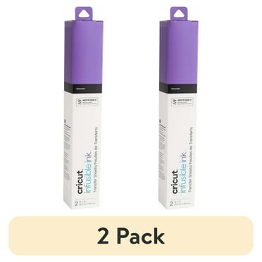 (2 pack) Cricut® Infusible Ink Sheets (2 count), Ultraviolet, 12" x 12"