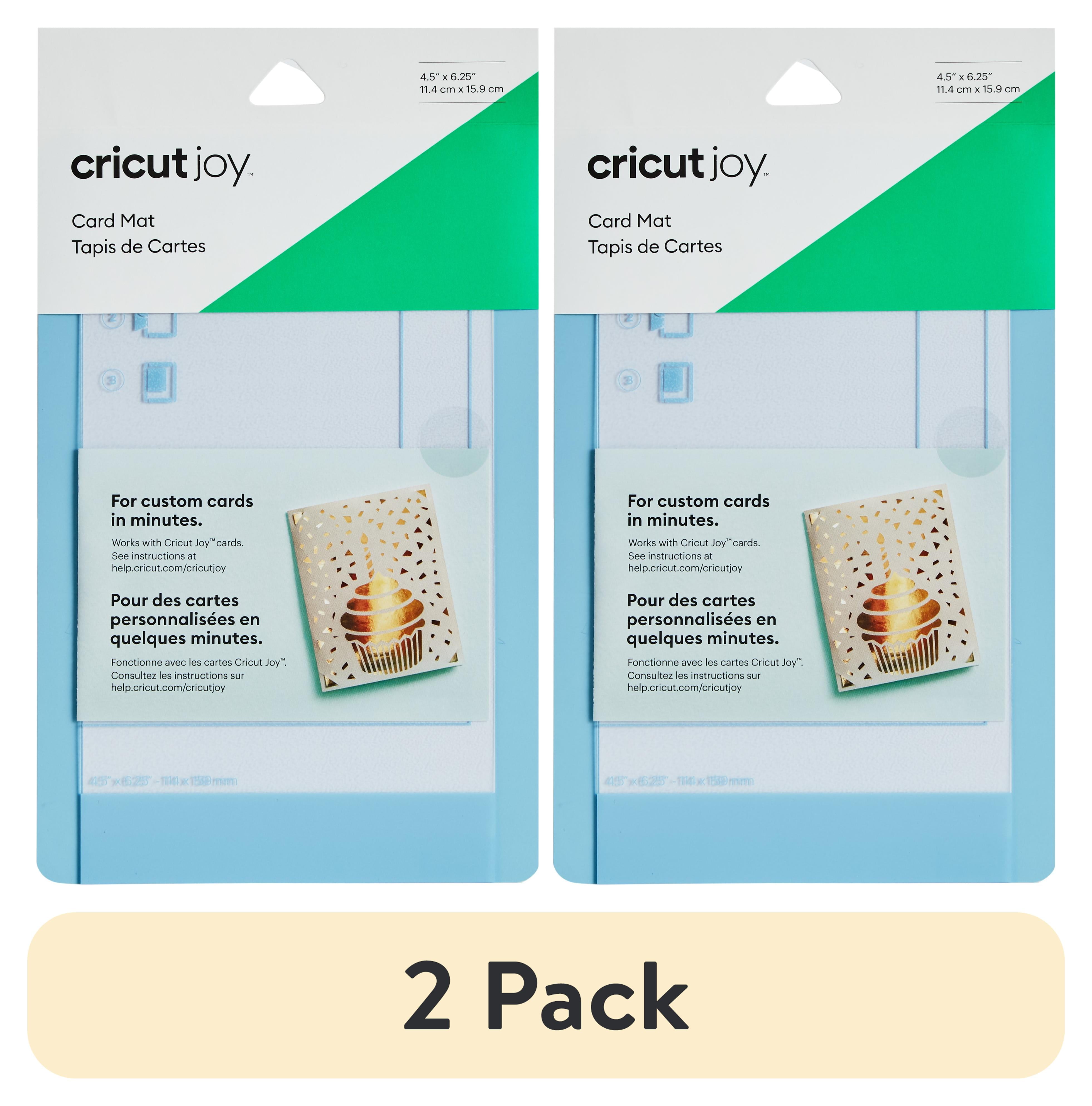 (2 pack) Cricut Joy™ Card Mat, 4.5" x 6.25", Blue