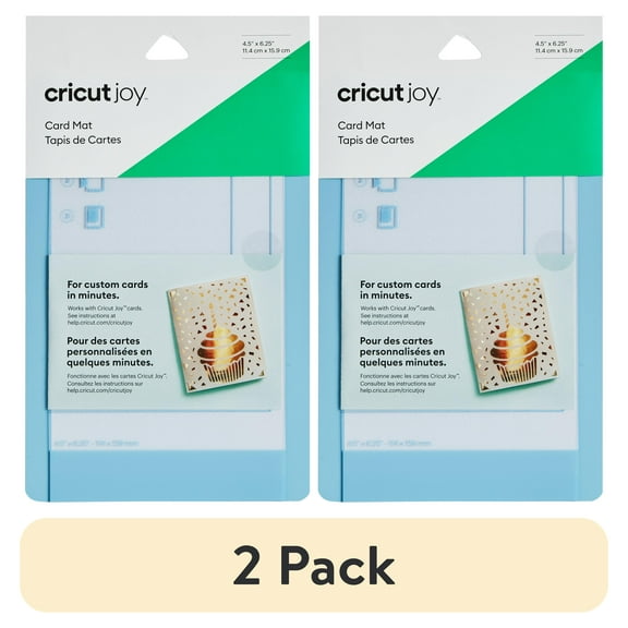 (2 pack) Cricut Joy™ Card Mat, 4.5" x 6.25", Blue
