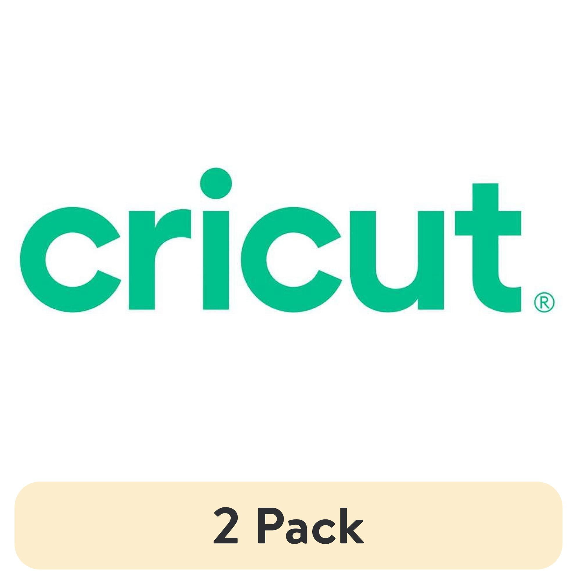 (2 pack) Cricut Smart Iron-On Material for Fabric, 5.5 x 24, Black, Each