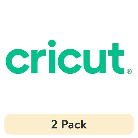 (2 pack) Cricut Smart Iron-On Material for Fabric, 5.5 x 24, Black, Each