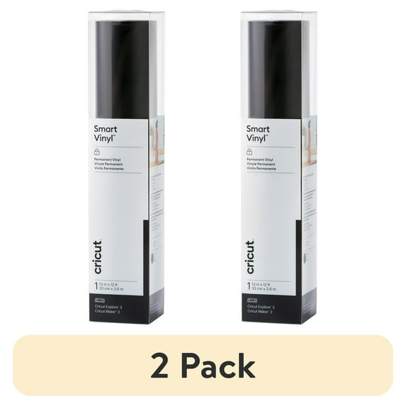 (2 pack) Cricut Smart Vinyl Permanent (12 ft), 13" x 144"