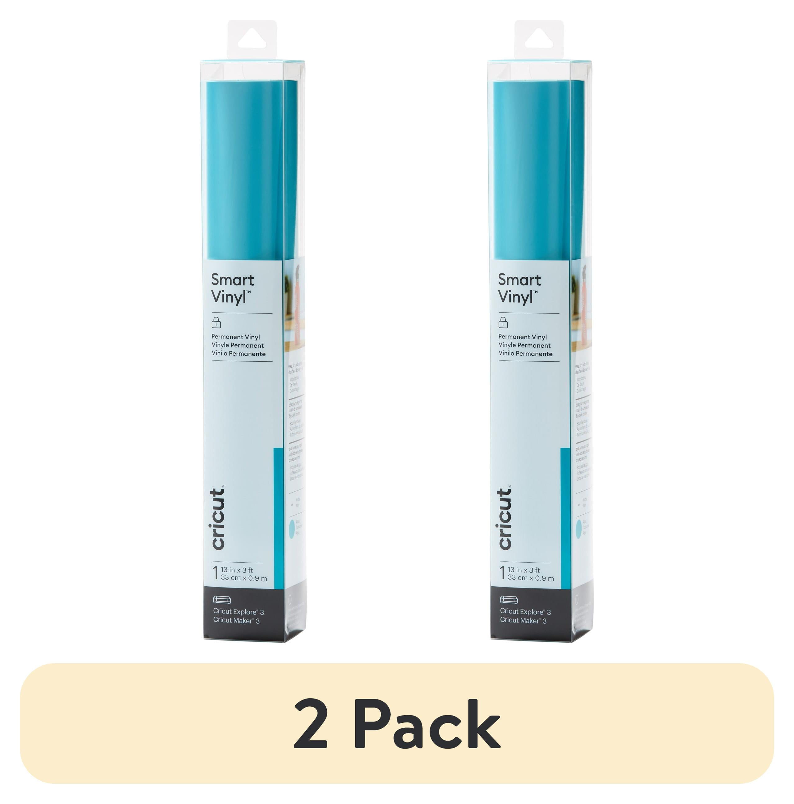 (2 pack) Cricut Smart Vinyl  Permanent (3 ft), 13" x 36"