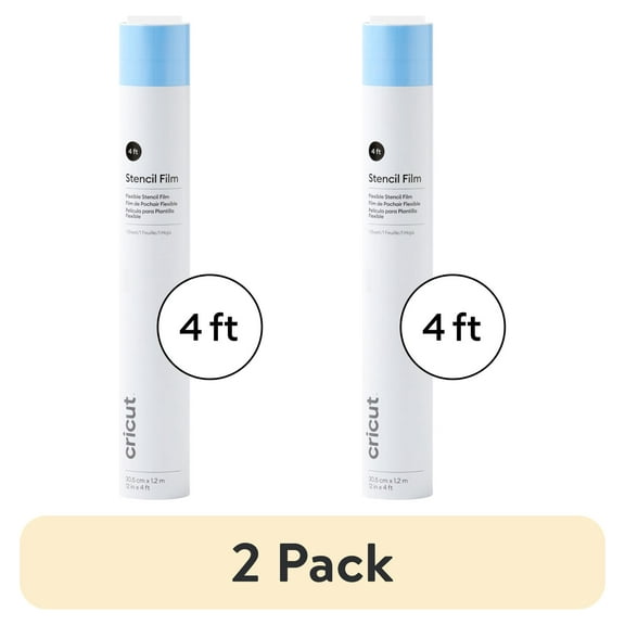 (2 pack) Cricut® Stencil Film, Flexible, 12" x 48"