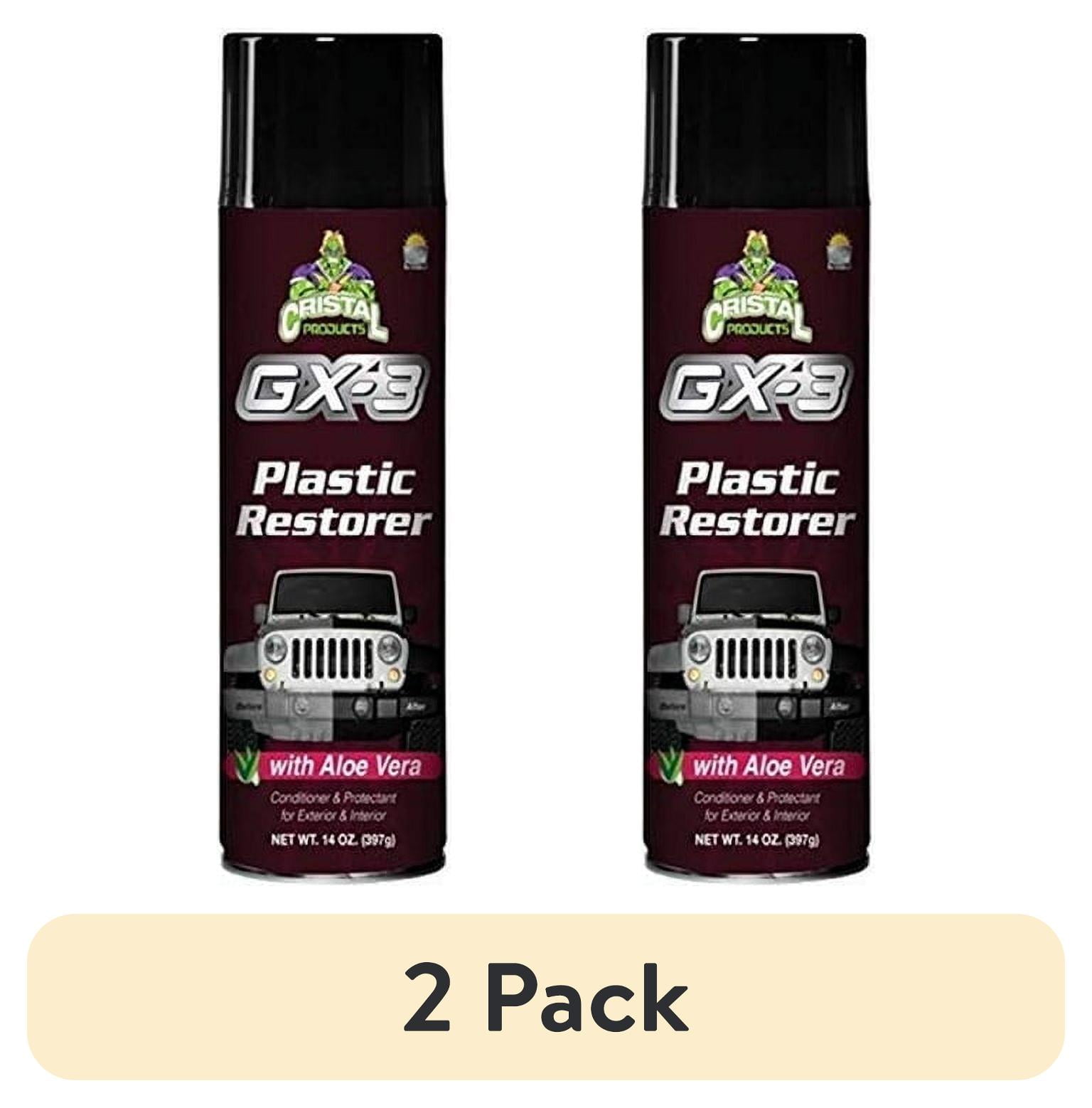 2 pack) Cristal Products GX-3 Plastic Restorer - Walmart.com