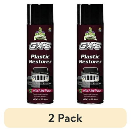 (2 pack) Cristal Products GX-3 Plastic Restorer