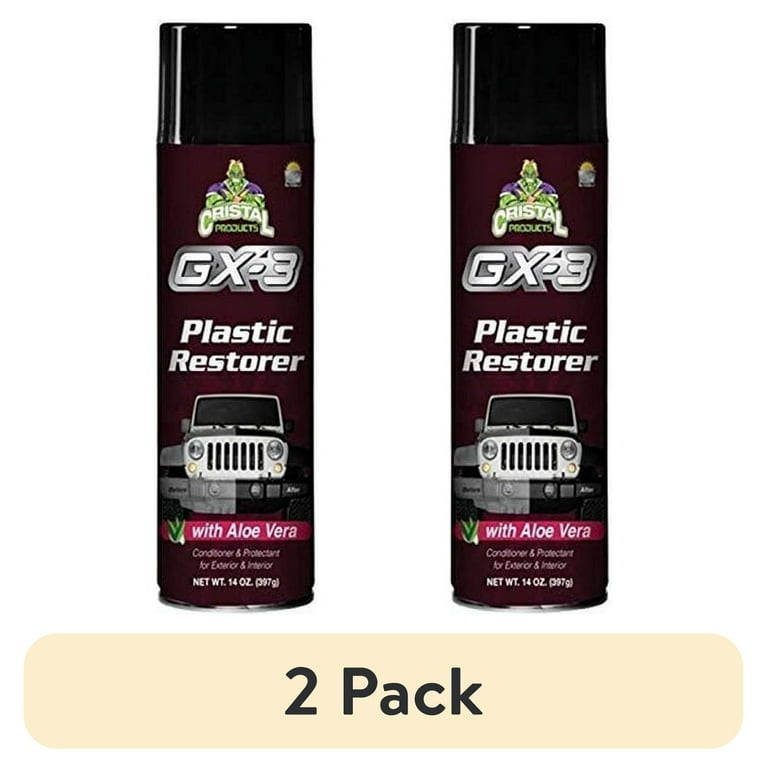 2 pack) Cristal Products GX-3 Plastic Restorer - Walmart.com