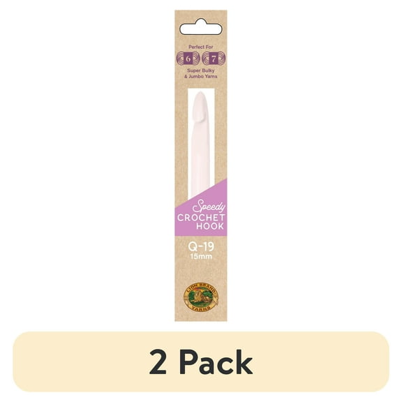 (2 pack) Crochet Hook Size Q19 15mm