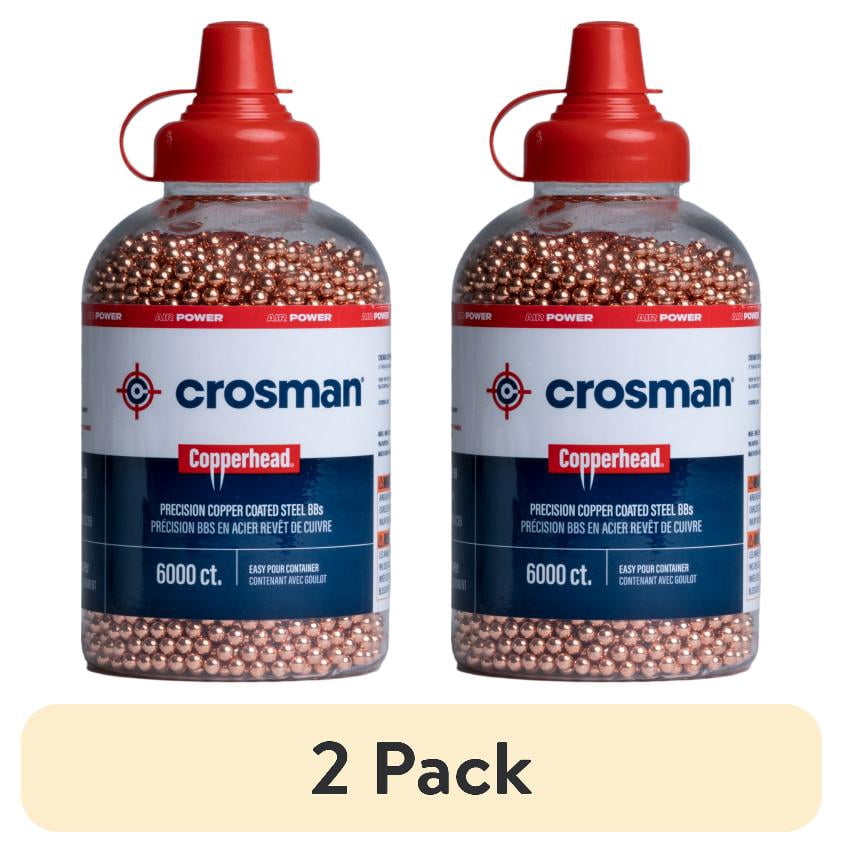 2 pack) CROSMAN 6000 Count Copper BB, 07673PK - Walmart.com