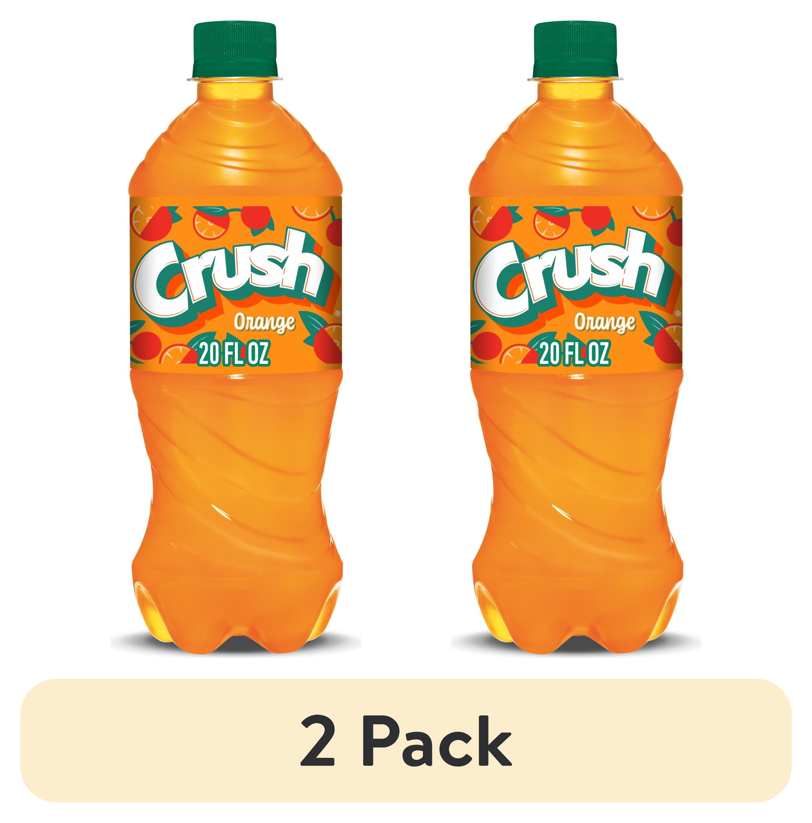Orange Crush 20 fl oz Orange Soda Bottle with Bold Fruit Flavor