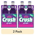 thumbnail image 1 of (2 pack) Crush Grape Soda Made with Sugar, 12 fl oz, 4 pack, 1 of 8